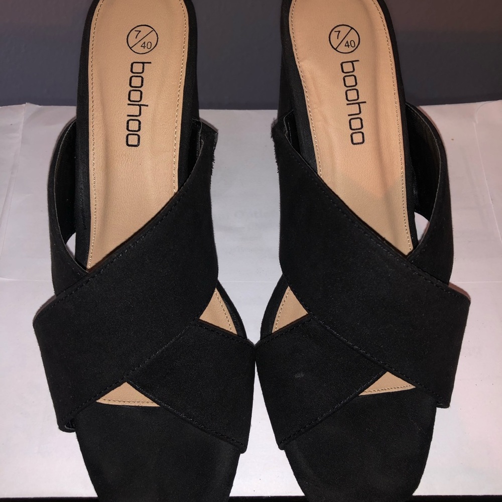 Black Mule Heels